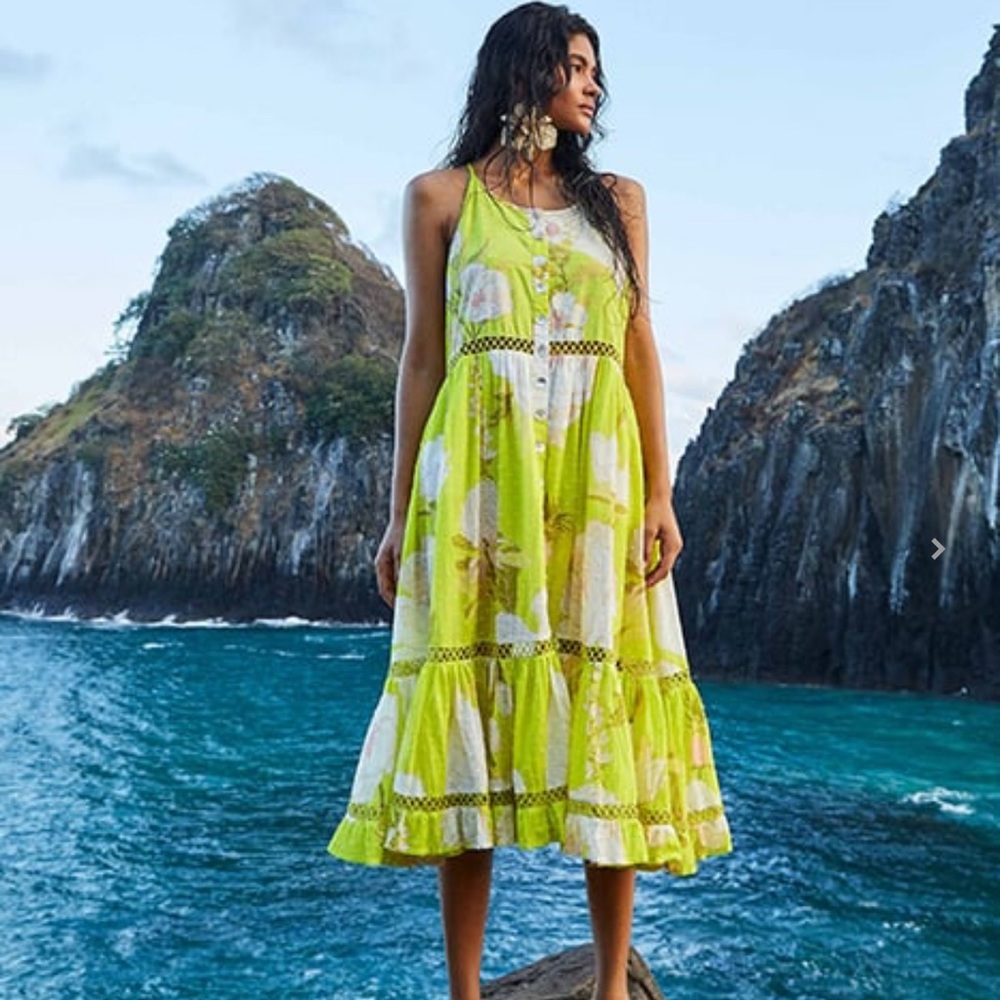 Farm Rio midi dress NEW
